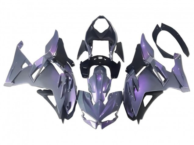 2024-2025 Kawasaki Ninja 500 EX500R Motorcycle Fairings - Chameleon Grey Dazz Pearl Purple Canada
