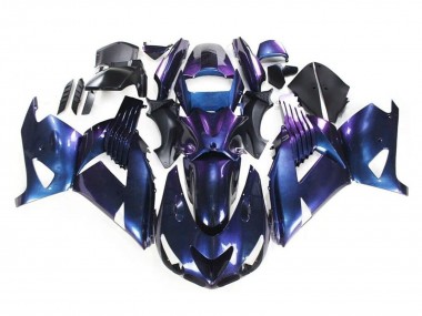 Cheap 2006-2011 Kawasaki ZX14R ZZR1400 Motorcycle Fairings - Chameleon Blue Purple Canada