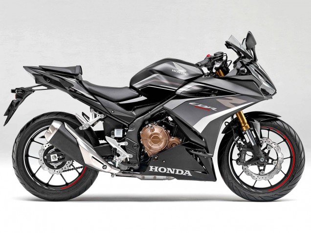2022 Honda CBR400R Motorcycle Fairings - White Matte Black Canada