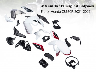 Cheap 2019-2022 Honda CB650R Motorcycle Fairings - White Black Red Canada