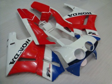 Cheap 1988-1992 Honda VFR400R NC30 Motorcycle Fairings - White Red Blue Canada