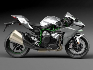 Cheap 2015-2022 Kawasaki Ninja H2 Motorcycle Fairings - Silver Canada