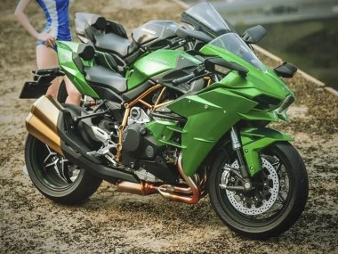 Cheap 2015-2022 Kawasaki Ninja H2 Motorcycle Fairings - Green Canada