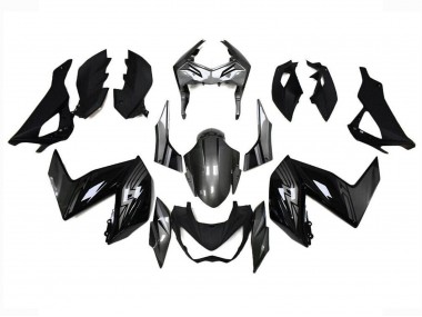 Cheap 2015-2016 Kawasaki Z250/Z300 Motorcycle Fairings - Glossy Black Grey Canada
