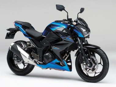 Cheap 2015-2016 Kawasaki Z250/Z300 Motorcycle Fairings - Blue Matte Black Canada