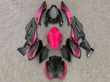 Cheap 2018-2024 Kawasaki Z400 Motorcycle Fairings - Matte Black Bright Pink Canada
