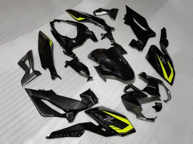 Cheap 2018-2024 Kawasaki Z400 Motorcycle Fairings - Black Yellow Canada
