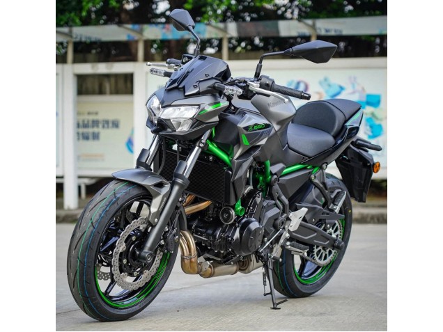 2020-2023 Kawasaki Ninja Z650 Motorcycle Fairings - Black Green Canada