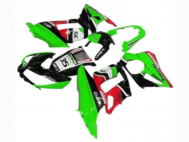 Cheap 2010-2016 Kawasaki Z1000SX Motorcycle Fairings - Green Red Glossy Black Elf 35 Canada
