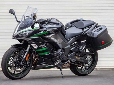 Cheap 2020-2025 Kawasaki Z1000SX Motorcycle Fairings - Black with Green Lines Ninja Canada