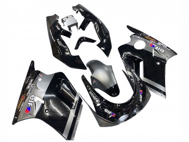 Cheap 1989-1990 Kawasaki ZXR250 Motorcycle Fairings - Glossy Black Grey Elf Touch4 Bridgestone Canada