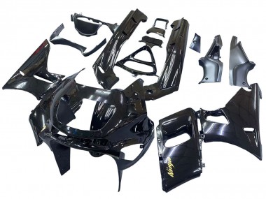 Cheap 1993-2007 Kawasaki ZZR400 Motorcycle Fairings - Glossy Black Gold Ninja Canada
