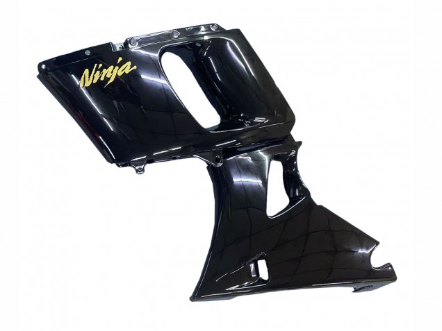 1993-2007 Kawasaki ZZR400 Motorcycle Fairings - Glossy Black Gold Ninja Canada