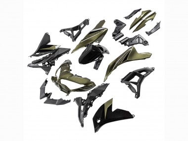 Cheap 2022-2025 Kawasaki Versys 650 Motorcycle Fairings - Dark Green Black Canada