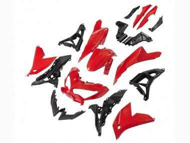 Cheap 2022-2025 Kawasaki Versys 650 Motorcycle Fairings - Red Black Canada