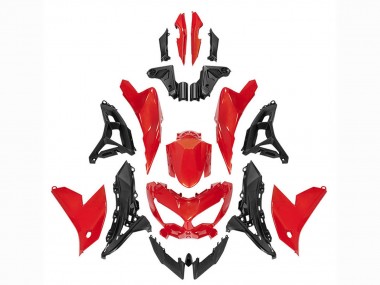 Cheap 2022-2025 Kawasaki Versys 650 Motorcycle Fairings - Red Black Canada