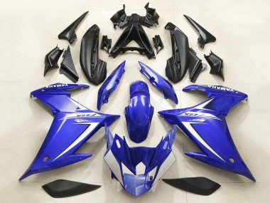 Cheap 2009-2015 Yamaha FZ6R Motorcycle Fairing - Blue White Canada
