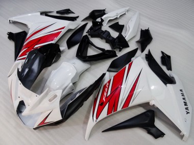 Cheap 2009-2015 Yamaha FZ6R Motorcycle Fairings - White Red Black Canada