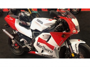 Cheap 1991-1994 Yamaha TZR250 3XV Motorcycle Fairings - White Red Marlboro Castrol Dunlop Canada