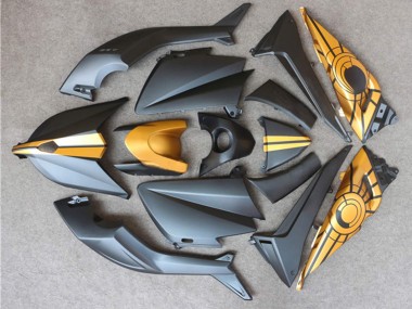 Cheap 2012-2014 Yamaha TMAX530 Motorcycle Fairings - Matte Black Gold Canada