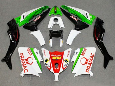 Cheap 2012-2014 Yamaha TMAX530 Motorcycle Fairings - White Red Green Pramac Fiamm Canada