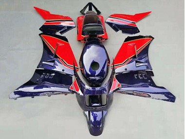 Cheap 1984-1987 Suzuki RG400 RG500 RG400/500 Motorcycle Fairings - Glossy Dark Blue Red Canada