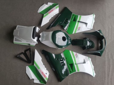 Cheap 1984-1987 Suzuki RG400 RG500 RG400/500 Motorcycle Fairings - White Dark Green Canada