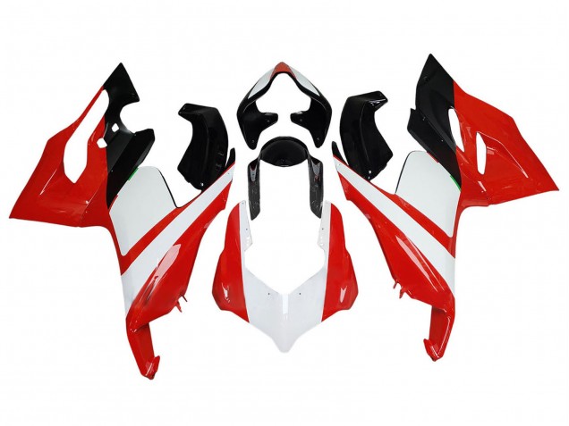 2020-2024 Ducati Panigale V2 Motorcycle Fairing - White Red Glossy Black Canada