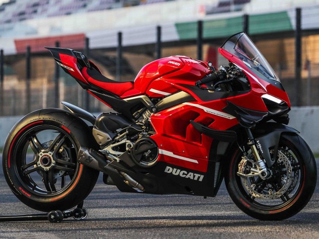 2020-2021 Ducati Panigale V4 V4S Motorcycle Fairings - Red White Black Canada