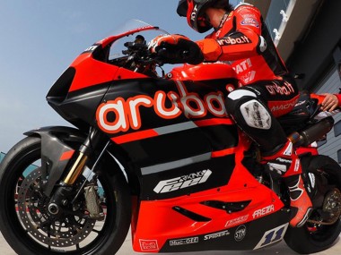 Cheap 2018-2019 Ducati Panigale V4 V4S Motorcycle Fairings - Red Glossy Black Aruba 11 Canada
