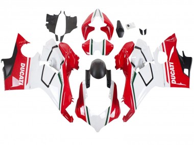 Cheap 2018-2019 Ducati Panigale V4 V4S Motorcycle Fairings - White Red Matte Black Canada