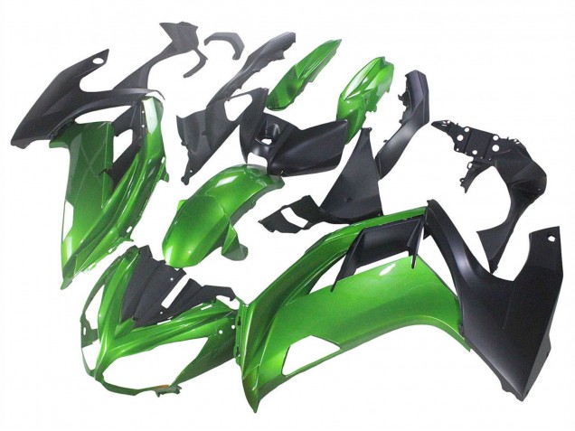 2005-2010 BMW K1200S Motorcycle Fairings - Green Matte Black Canada