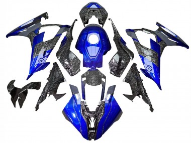 Cheap 2019-2022 BMW S1000RR Motorcycle Fairings - Blue Forged Carbon Fiber Canada