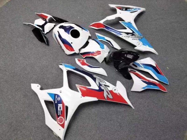 2019-2022 BMW S1000RR Motorcycle Fairings - White Red Blue Canada