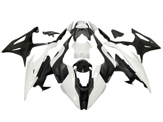 2019-2022 BMW S1000RR Motorcycle Fairings - Matte Black White Canada