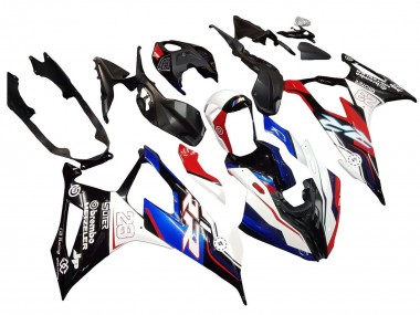 Cheap 2019-2022 BMW S1000RR Motorcycle Fairings - Blue Red White 23 Canada