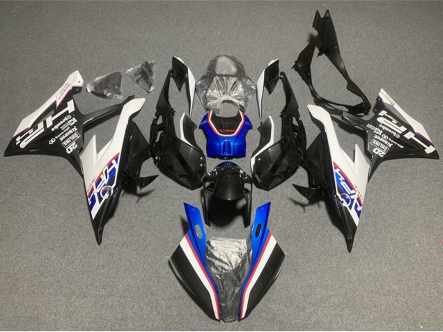 2019-2022 BMW S1000RR Motorcycle Fairings - White Black Blue Canada