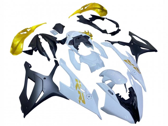 2019-2022 BMW S1000RR Motorcycle Fairings - White Gold Canada