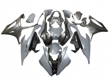 Cheap 2019-2022 BMW S1000RR Motorcycle Fairings - Grey Black Carbon Fiber Canada