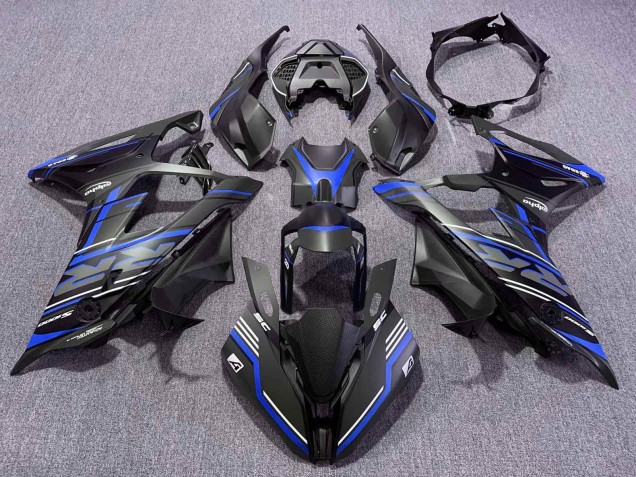 2019-2022 BMW S1000RR Motorcycle Fairing - Black Blue Canada