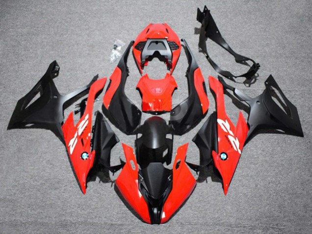 2019-2022 BMW S1000RR Motorcycle Fairing - Red Black Canada