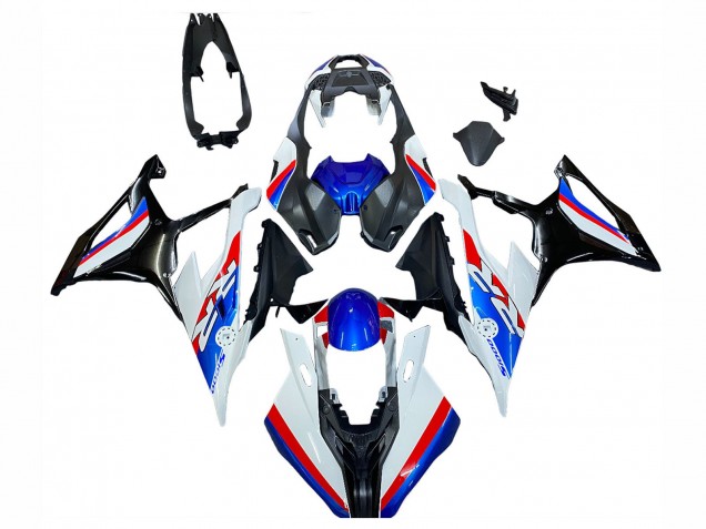 2019-2022 BMW S1000RR Motorcycle Fairings - White Blue Red Canada