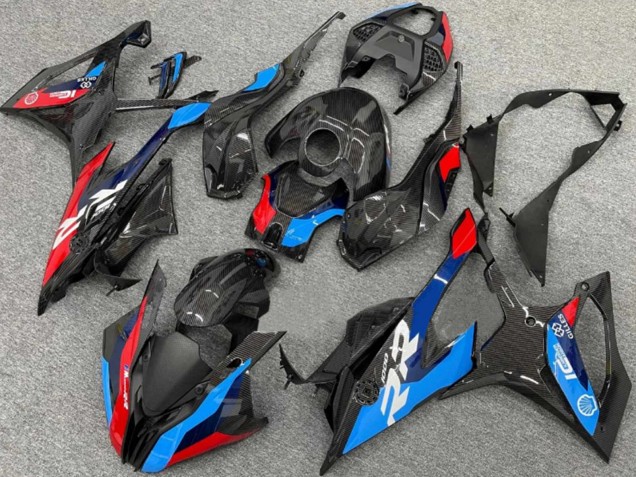 2019-2022 BMW S1000RR Motorcycle Fairings - Black Blue Red Carbon Fiber Canada