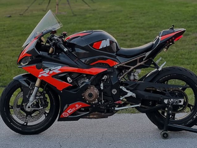 2019-2022 BMW S1000RR Motorcycle Fairings - Red Black Canada