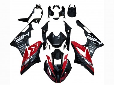 Cheap 2017-2018 BMW S1000RR Motorcycle Fairing - Red Glossy Black Canada