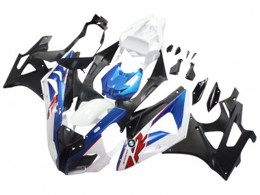 Cheap 2009-2014 BMW S1000RR Motorcycle Fairings - White Blue Matte Black Canada