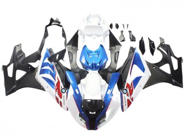 Cheap 2009-2014 BMW S1000RR Motorcycle Fairings - White Blue Matte Black Canada