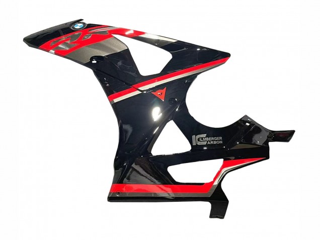 2009-2014 BMW S1000RR Motorcycle Fairing - Red Glossy Black Canada