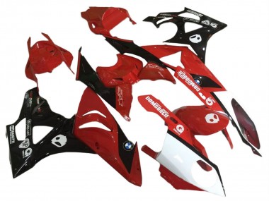 Cheap 2009-2014 BMW S1000RR Motorcycle Fairings - Red White Glossy Black Canada