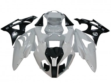 Cheap 2009-2014 BMW S1000RR Motorcycle Fairings - White Glossy Black Canada